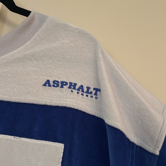 Asphalt Legend Men’s Blue and Grey Sports Jersey Size XL - Picture 5 of 13